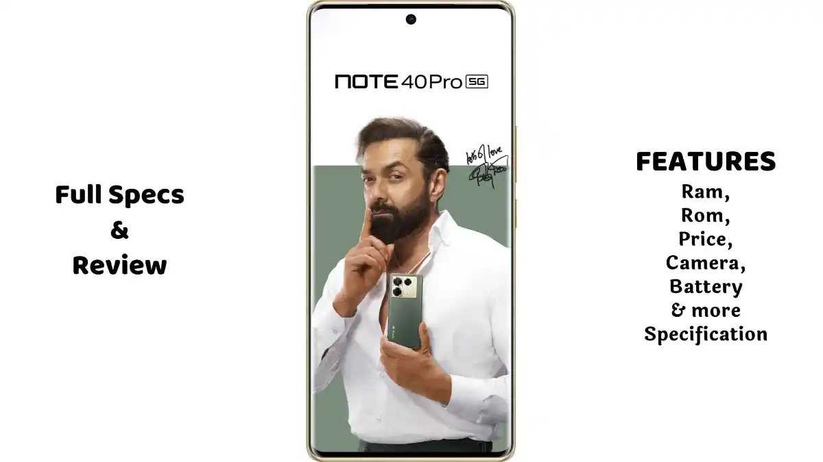 infinix note 40 pro 5g Infinix Note 40 Pro 5G: दमदार बैटरी आपको कभी निराश नहीं करेगी,जानिए पूरी डिटेल इस फ़ोन की!