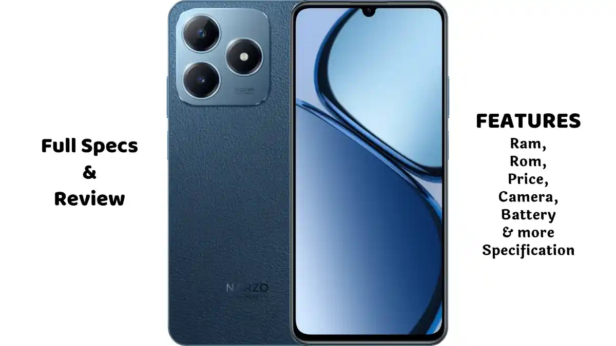 realme narzo n63 Realme Narzo N63: दमदार बैटरी आपको कभी निराश नहीं करेगी,जानिए पूरी डिटेल इस फ़ोन की!